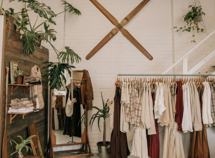 inside of vintage bohemian store